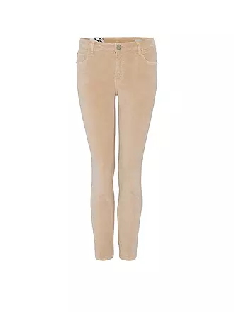 OPUS | Pantalón de pana Slim Fit EVITA GLAZED | beige